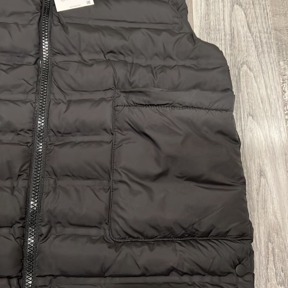 Zara Black Heat Sealed Long Vest - Picture 6 of 10